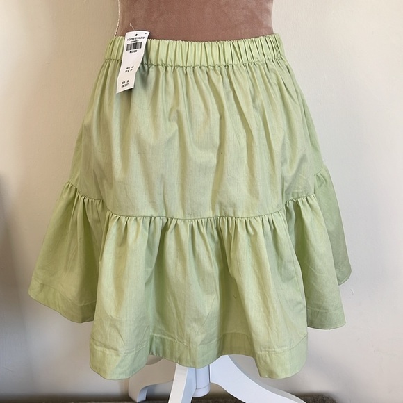 NWT Abercrombie Poplin Volume skirt, Sz M - Picture 2 of 7